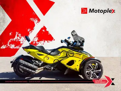 SPYDER RSS CAN AM SPYDER RSS SE5 MOTO 3 ROUES IDEAL POUR LES AMATEURS DE VÉHICULE SPORTIF OPTIONS :...