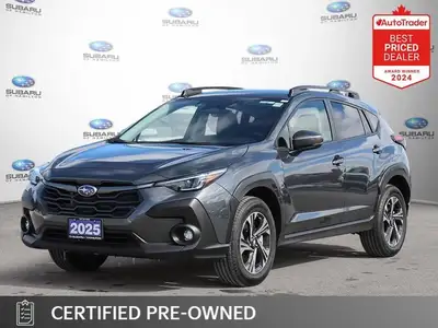 Recent Arrival! Odometer is 7164 kilometers below market average! Gray Metallic 2025 Subaru Crosstre...