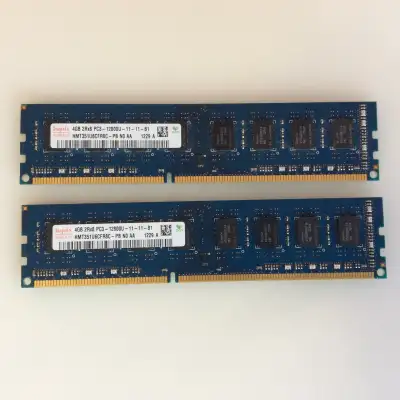 Hynix 4GB DDR3 PC3-12800U Desktop Memory Module, View more