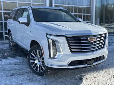 Stock #YS215921 AMVIC LICENSED DEALER The 2026 Cadillac Escalade Platinum Luxury 4WD, finished in Vi...