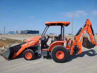 2021 Kubota L47 Tractor/Loader/Backhoe with Turf Tires – 780 Hours 2021 Kubota L47 Tractor/Loader/Ba...