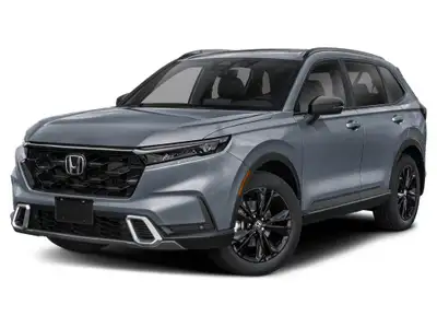 The 2026 Honda CR-V Hybrid Touring AWD in a sophisticated Gray finish is the perfect combination of...