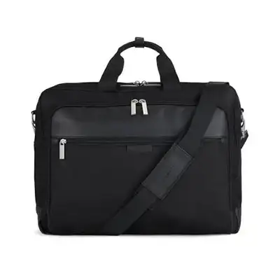 EXECUTIVE LAPTOP BLACK FAUX LEATHER BRIEIFCASE, View more