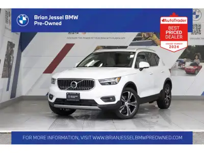 2021 Volvo XC40 T5 Inscription 2.0L I4 AWD 8-Speed Automatic EXTERIOR - CRYSTAL WHITE METALLIC INTER...