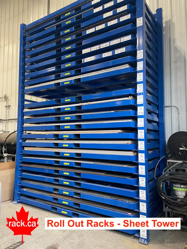 Rollout Rack Rack Storage Systems / pallet racking / cantilever ...
