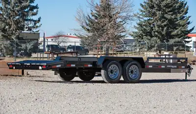 7x18 w/ beavertail. 2 -3500lb axles. Comes with spare tire, and slide in ramps. 2025 Southland Trail...