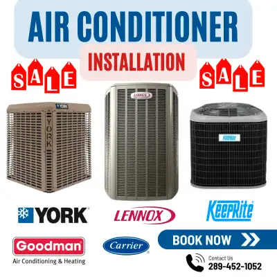 " Central A/C Installation – Full Service, All Tonnage, All Brands! * Whether you’re installing a br...