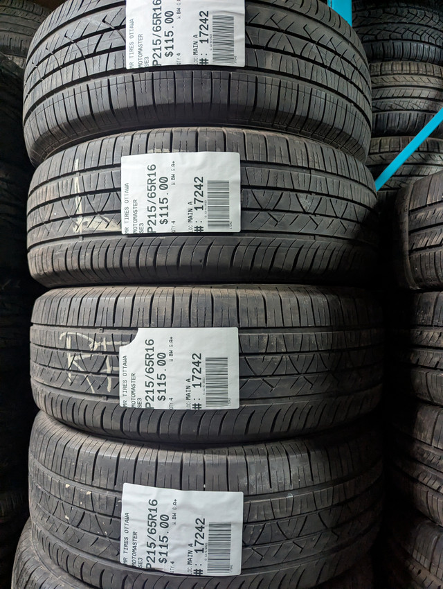 P215/65R16 215/65/16 MOTOMASTER SE3 ( all season ) TAG # 17242 in Tires & Rims in Ottawa