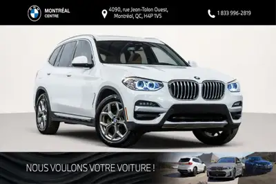 Ce superbe BMW X3 xDrive30i d'occasion, provenant d'un seul propriétaire ayant effectué l'entretien...
