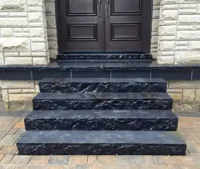 Kota Black limestone steps, View more