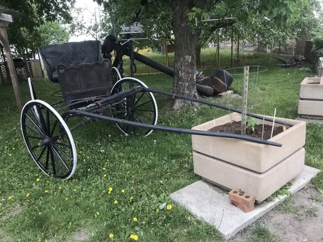 Calèche antique pour cheval in Arts & Collectibles in Drummondville - Image 3