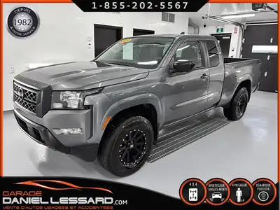 NISSAN FRONTIER S KING CAB 4 X 4 V-6, GROSSE ECRAN, SENSOR + CAMERA ARR, MAG 16P, VITRE TEINTÉ ET ++...
