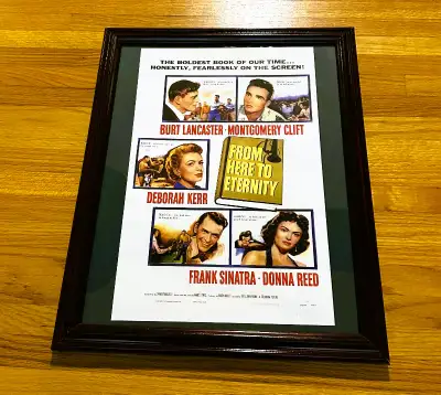 1953 From Here To Eternity Framed Movie Poster, View more