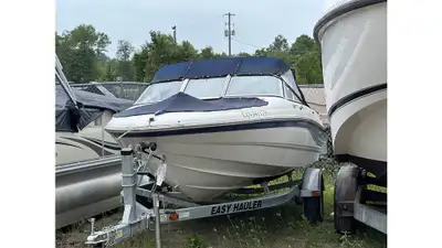 Used family bowrider. No Trailer No Warranty. Sold as is. Boat is running and will be serviced prior...