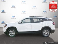 New Price! Odometer is 7087 kilometers below market average! White 2024 GMC Terrain SLE AWD 9-Speed... (image 1)