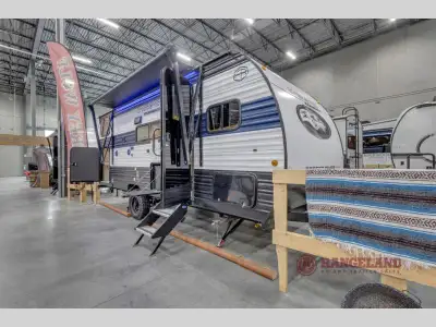 Forest River Cherokee Wolf Pup travel trailer 17JW highlights: Double-Size Bunk Beds Queen Bed U-Sha...