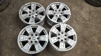 We are selling a full set of Rims from a 2017 NISSAN TITAN. SIZE: 18X8 Bolt Pattern: 6X139.7(6X5.5)...