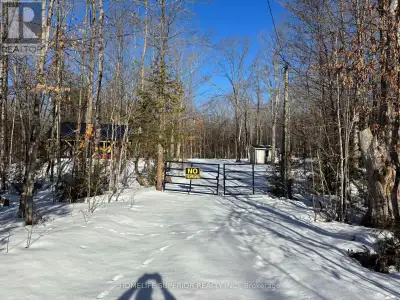 Very private 1.29 acre building lot, with deeded access to the Crowe River, awaiting your dream home...