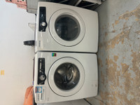 2152- Laveuse Sécheuse Samsung blanc Frontale washer dryer front