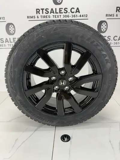 SET of four 245/60/18 bridgestone Blizzak DM-V2 Winter tires on rims FITS HONDA / ACURA ONLY. MDX TL...