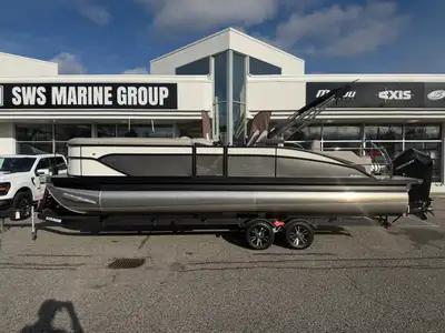 Pre-Owned 2025 Barletta Cabrio C24UC, Mercury 200L Fourstroke 200HP 30hours. Tandem Axle Karavan Tra...