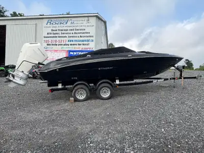 STYLE, COMFORT PERFORMANCE! 2024 Stingray 23 OSX Black This stunning boat is a must see! Equipped wi...