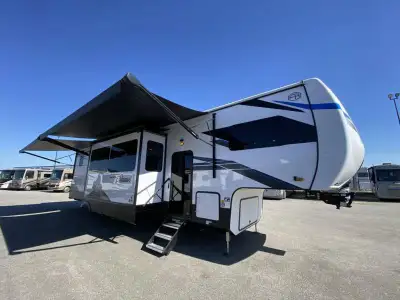 Forest River Cedar Creek fifth wheel 381MUD highlights: Fold-Down Breakfast Counter Loft Two Bedroom...