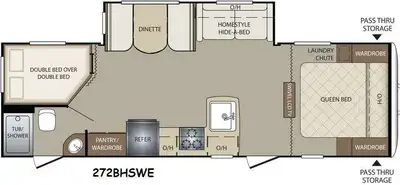 This Keystone Bullet bunkhouse travel trailer 272BHSWE has everything you need and more to enjoy cam...