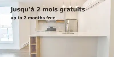 Renovated Akelius one bedroom apartment for rent. Located near Sauvé in the Ahuntsic neighborhood, M...