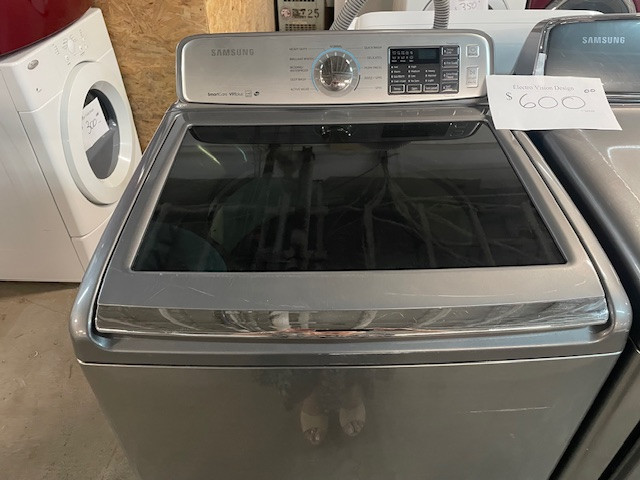 Laveuse sécheuse top load grises Samsung dans Laveuses et sécheuses  à Ville de Montréal - Image 2