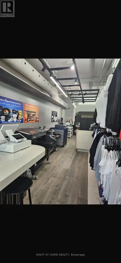 Printing Signs & Custom Tees is a fully operational print shop located in the heart of Downtown Toro...
