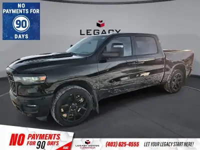 Welcome to Legacy Dodge Claresholm. Night Edition, Leather Seats, Sport Performance Hood, Trailer To...