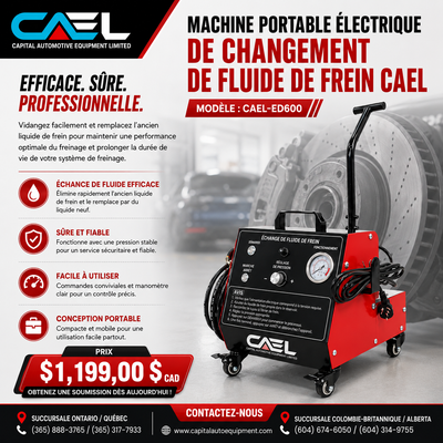 Machine professionnelle portable de vidange de liquide de frein électrique pour ateliers automobiles...