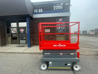 Stock#: S1086-4 Type: Scissor Lift Year: 2014 Make: Skyjack Model#: SJIII 3219 Fuel: Electric Liftin...