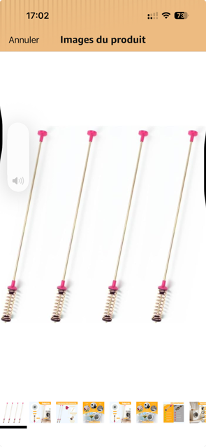 Tige de suspension : dc97-05280w a 40$ Tige de suspension : dc-97-16350e a 40$ Tige de suspension :...