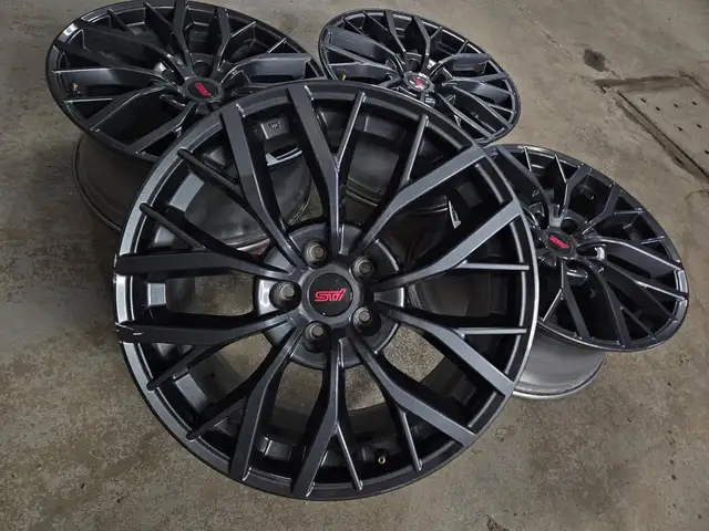 19" Subaru STI OEM Wheels - 5x114.3 in Tires & Rims in City of Montréal - Image 2