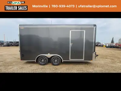 GREAT LOOKING TRAILER ALERT!!! H&H Trailers 8.5X16 , Done up 7' tall and spacious enough to do any a...