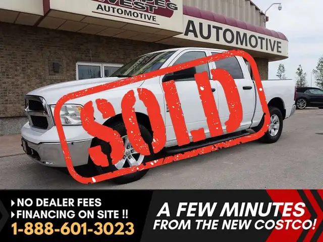 2023 Ram 1500 SLT Crew Cab - SHORT BED | 4x4 | LOW KMS!!!