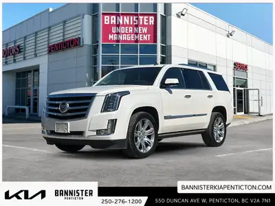 Experience the pinnacle of luxury with the stunning 2015 Cadillac Escalade Premium in a pristine whi...