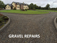 Gravel driveways - Regrading Driveway - Pothole Repair