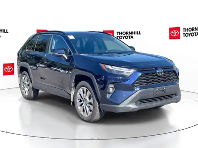 Thornhill Toyota Proudly Presents This Blue 2025 Toyota RAV4 with XLE PREMIUM AWD Package, Featuring...