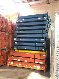USED Redi rack Beams 8' long x 4” Pallet Racking rack beams