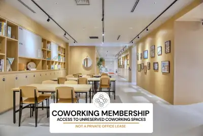 This offer includes access to unreserved coworking spaces. This coworking membership gives you acces...