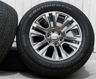Brand New 20192026 GMC Denali / Sierra OEM Rim & Continental Tire Package Summer | All-Season Stock#...
