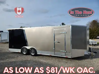 Cargo trailer, Enclosed Trailer, V-nose, ATV trailer, Tandem Axle, Single Axle, Ramp Door, Barn Door...
