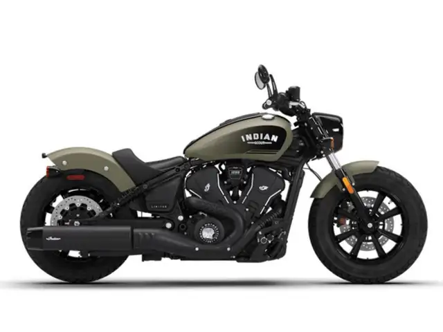 2026 Indian Motorcycles Scout Bobber Limited +Tech Moss Green Sm in Sport Touring in Oshawa / Durham Region - Image 2