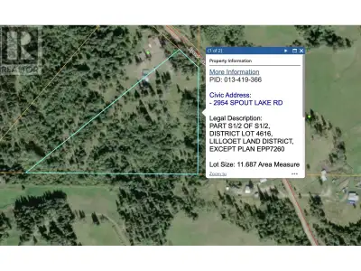 * PREC - Personal Real Estate Corporation. Just a short drive to beautiful Rail Lake, this 11.68-acr...