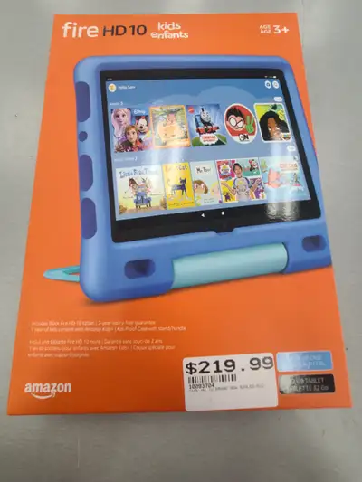 Fire HD10 Kids Enfants Tablet - Brand New