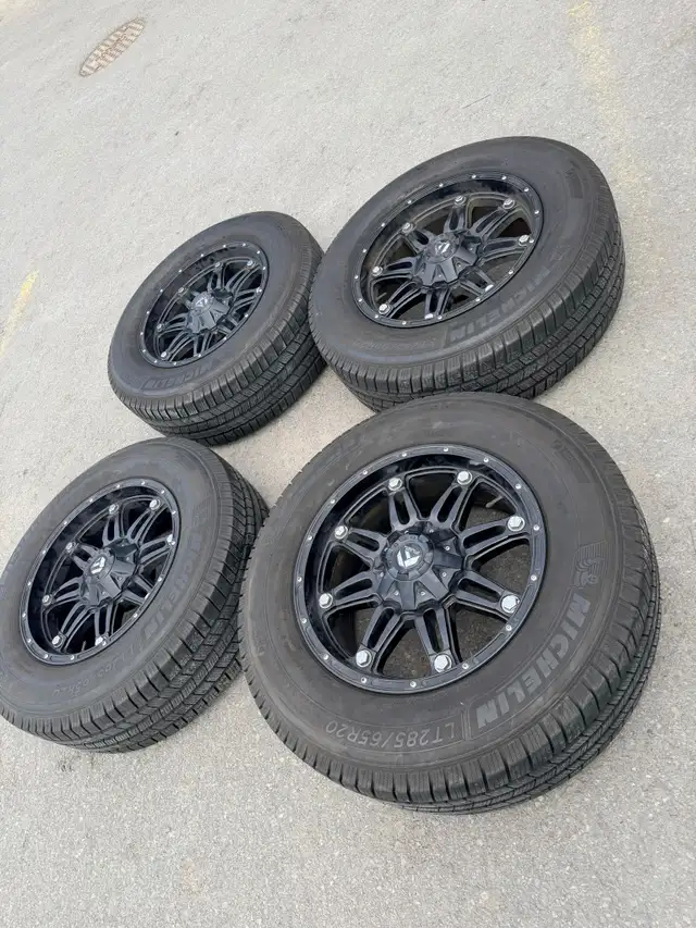 285/65/20 fuel hostage 6x135 6x139.7 Michelin AT ford f150 dodge in Tires & Rims in City of Toronto - Image 3
