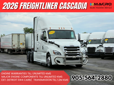 Welcome to Macro Truck Sales! 2026 Freightliner Cascadia **APU Installed** EW4 Warranties 316,100 KM...